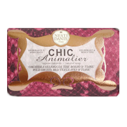 Nesti Dante Chic Animalier Python Wilde Orchidee Rode thee Tiare zeep 250 gr