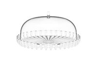Guzzini Taartvorm met bel voor rolkraag, 12570042, transparant, wit, diameter 31 cm, bio-kunststof