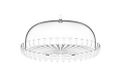 Guzzini Taartvorm met bel voor rolkraag, 12570042, transparant, wit, diameter 31 cm, bio-kunststof
