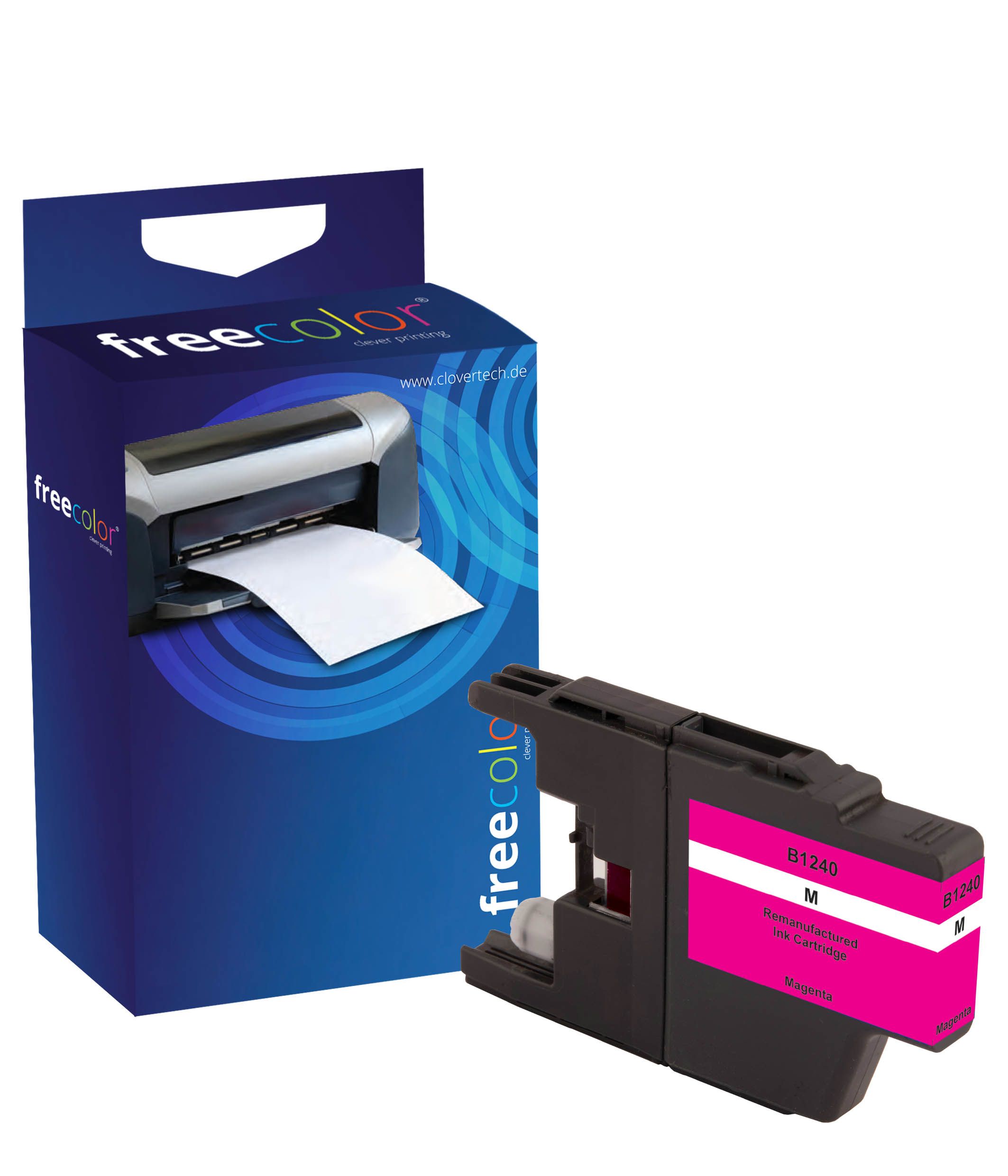 Freecolor LC-1240M Magenta Inktcartridge