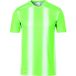 Uhlsport Stripe 2.0 Shirt Korte Mouw Heren - Fluo Groen / Wit | Maat: M