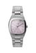 Timex E Line Montre à quartz analogique Boîtier argenté en 100 % acier inoxydable et bracelet en 100 % acier inoxydable 30