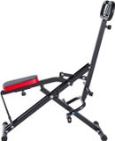 VEVOR Squat Machine voor Diepe Squats, Opvouwbare Trainingsapparatuur, Glute Trainer met 5-standen Verstelbare Zitting, Thuistrainingsapparatuur voor Bilspieren en Benen, Glute Machine, Zwart