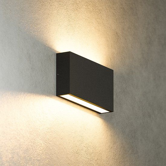 HOFTRONIC Otis LED Wandlamp dimbaar Zwart