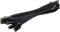 SilverStone SST-PP06B-EPS75 - voedingskabel 75cm EPS/ATX 8pin (4+4) gesleevt, zwart