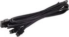 SilverStone SST-PP06B-EPS75 - voedingskabel 75cm EPS/ATX 8pin (4+4) gesleevt, zwart