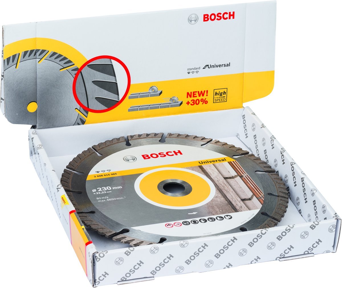 Bosch DIAMANTSCHIJF 10X PROF UNIV 230 22,23