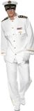 Fancy Smiffys Pilotenkostuum voor mannen - Wit - Polyester - Maat M