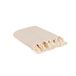 Bankhoes, geruit, 130 x 170 cm, beige