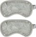 Fashy Gmbh Gel oogmasker - 2x - wit - 22 x 12 cm - reismaskers - beauty masker - gel bolletjes - Koud en warm te gebruiken