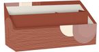 Clairefontaine Brievenhouder Terracotta Karton 25 x 10 x 14 cm