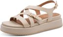 Tamaris - Dames - Sandalen met hak - Leer/Synthetisch - 37 EU