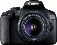 Canon EOS 2000D SLR Camera Kit with 18-55mm Lens - Black