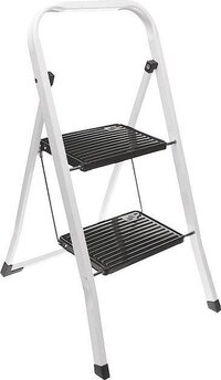 Excellent Houseware Erro Storage Huishoudtrap - Wit - 2 Treden