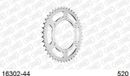 AFAM Pignon en acier 520 - 44 dents (argent) 16302-44