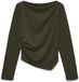 Vero Moda VMMILLE One-shoulder blouse Forest Night L