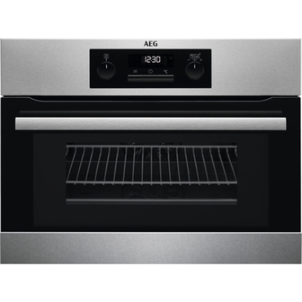 AEG KMS361000M - Inbouw combi-magnetron - Zilver