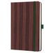 Sigel Conceptum A5 notebook wood hardcover lined 194 pages 100 grams