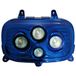 one MBK Front Optiek 50 Spirit 2004 Chrome Blue New