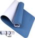 Merkloos / Sans marque YOGATI Sportmat, fitnessmat, antislip, met draagriem. Gymnastiekmat voor yoga, pilates en fitness. Yogamat voor mannen en vrouwen. Yogamat antislip. Trainingsmat, yogamat.