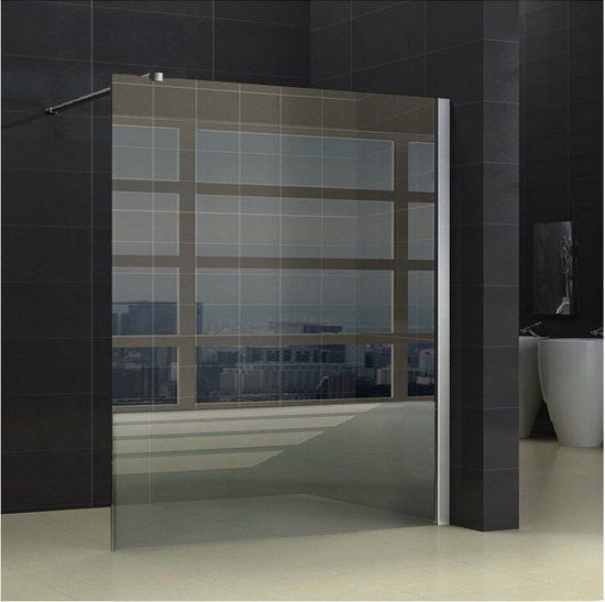 Wiesbaden Comfort Inloopdouche 130 x 200 cm - 10 mm Nano - Chroom