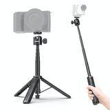 NEEWER BASICS Uitschuifbare Selfie Stick Statief, Metalen Draagbare Stand Handgreep Compatibel met Canon G7X Mark III Sony ZV-1 RX100 VII A6400 A6600 Nikon Camera Webcam voor Vlogging, DT001
