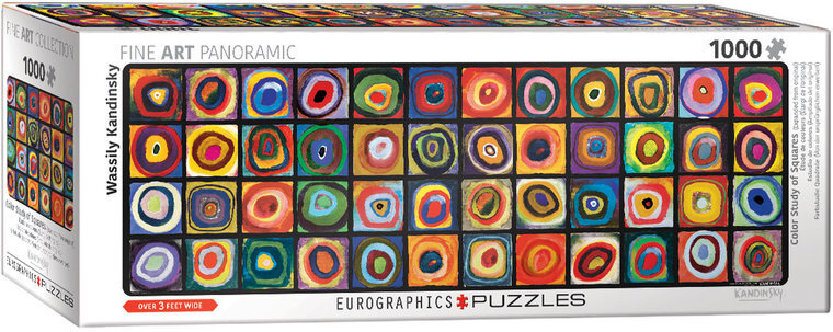Eurographics EG60105443 Colour Squares Panoramic Puzzel Various