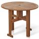 Furinno FG17035 Tioman Hardwood Patio Furniture Gateleg ronde tafel in teakolie