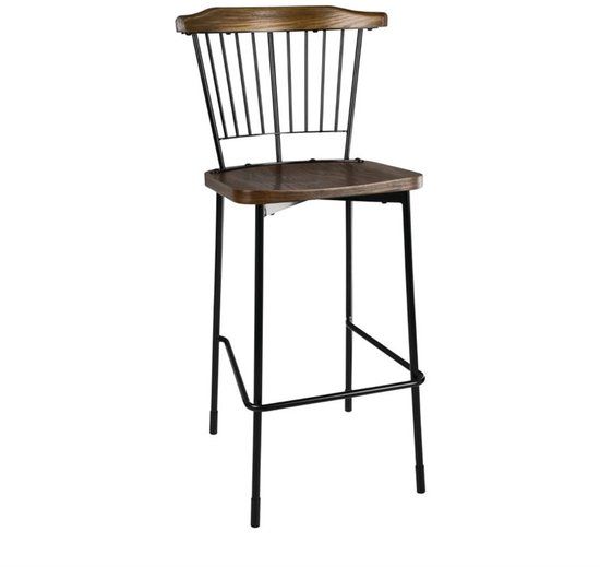 Bolero Scandi Hoge Barkrukken Zwart (2 Stuks)