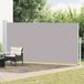 vidaXL Tuinscherm uittrekbaar 180x514 cm grijs