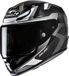 HJC RPHA 12 Carbon Xentra Helm - Zwart/wit/grijs - Maat M