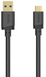 Hama 00202007 USB-kabel USB 3.2 Gen 1 (3.1 Gen 1) 3 m USB A naar USB C Zwart