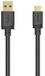Hama 00202007 USB-kabel USB 3.2 Gen 1 (3.1 Gen 1) 3 m USB A naar USB C Zwart