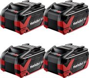 Metabo 4x LiHDX accupack 18 V 8.0 Ah CAS Li-Ion accu