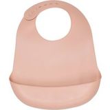Trois Kilos Sept - Slabbetje van siliconen – baby voor de geboorte – roze/blauw/geel, roze, Eén maat, Roze