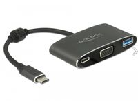 DeLOCK 62992 USB grafische adapter 3840 x 2160 Pixels Grijs