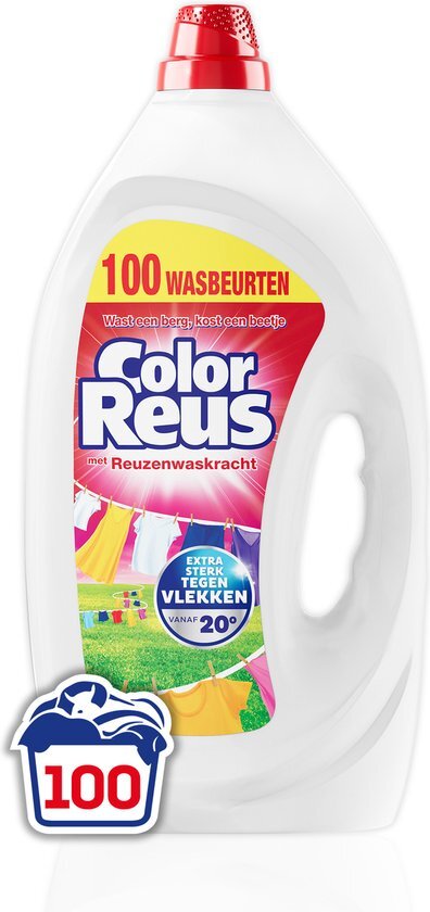 Witte-Reus Color Reus Gel - Kwartaalverpakking - 100 wasbeurten - Wasmiddel