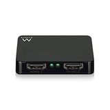 glowster 4K 1x2 High Speed HDMI-splitter met 3D-ondersteuning voor het spiegelen van audio- en videosignalen op meerdere schermen.