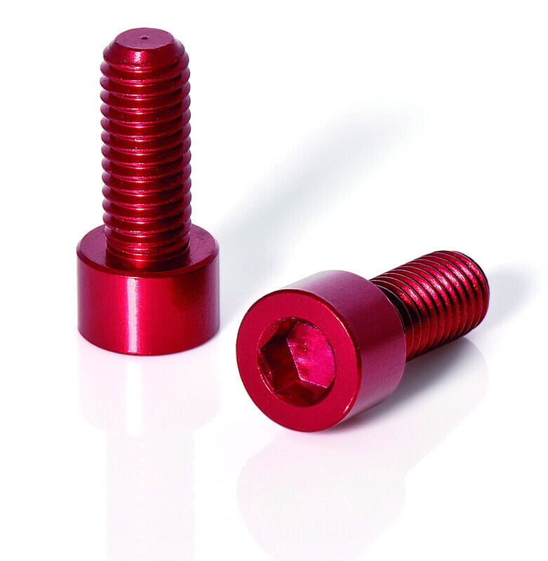 XLC BC-X02 Bottle Cage Bolts 2 Pieces, red