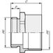 LAPP 52020940 SKINDICHT ZS-XL PG 9 Raccord de câble extension PG9 PG9 Polyéthylène Naturel 100 pc.