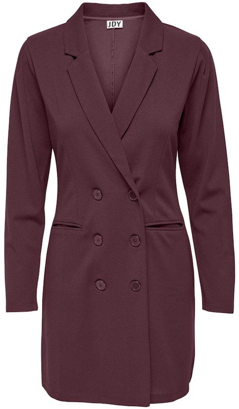 JDY JDYCATIA ELSA L/S BLAZER DRESS NL JRS Dames Blazers Rood