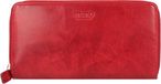 mano Donna Aurona Portemonnee RFID Leer 19 cm - Dames - Horizontaal - Rood