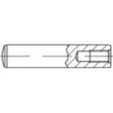 TOOLCRAFT TO-5435205 Cilindrische pen 5 mm Staal 100 stuk(s)