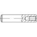 TOOLCRAFT TO-5435205 Cilindrische pen 5 mm Staal 100 stuk(s)