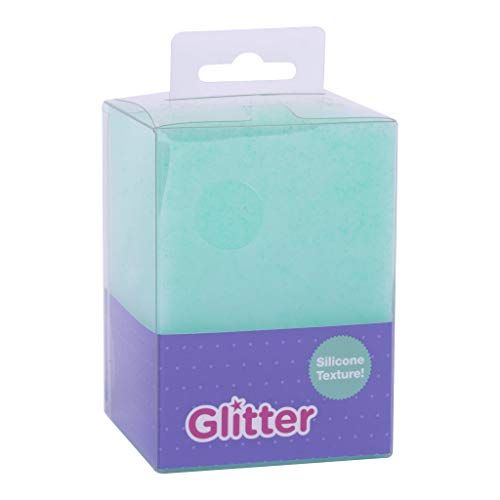 APLI 18756 - Silicone Glitter Collectie Potloodhouder Turkoois