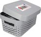 Curver Opbergdoos Infinity Gepunktet 26,8x18,6x12,4cm lichtgrijs