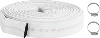 vidaXL Brandslang 1'' 20 m PVC Wit