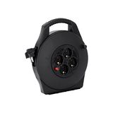 Adam Hall Cables 3 STAR CD 10 PWR stroomkabelhaspel 4-voudig Schuko, 10 m
