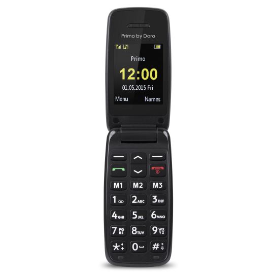 Doro Primo 401 - Zwart - 2" Display - Clamshell