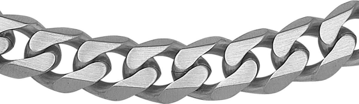 The Jewelry Collection For Men - Herenketting - Gourmet 10,5 mm 50 cm - Staal - 8718834449668